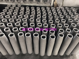 China Reaction Bonded Silicon Carbide Tube manufacture SISIC burner nozzle good price temperature1380 supplier